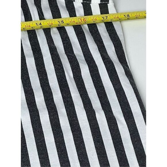 Prettylittlething Black Stripe Jersey Split Cami Midi Dress size 10 - Picture 14 of 15